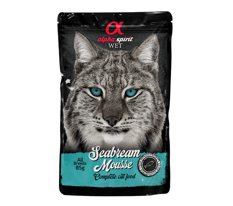 alpha spirit-Seabream Mousse for Cats, 24 x 85 g Pouches.png